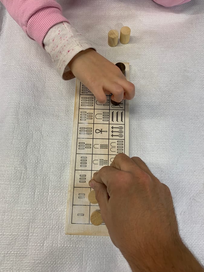 Una mossa durante il laboratorio